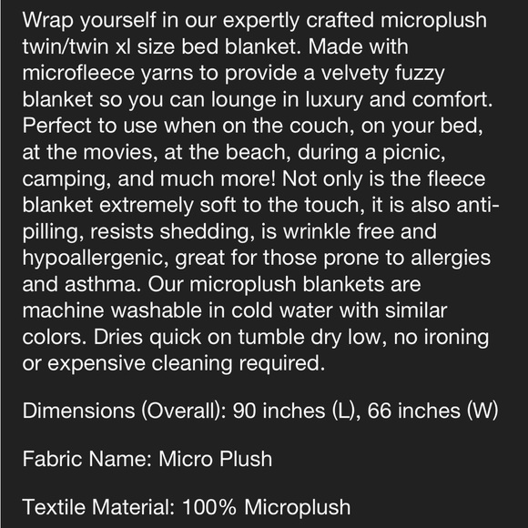 New Grey Microplush Twin/Twin XL Fleece Blanket by Bare Home - Picture 2 of 3